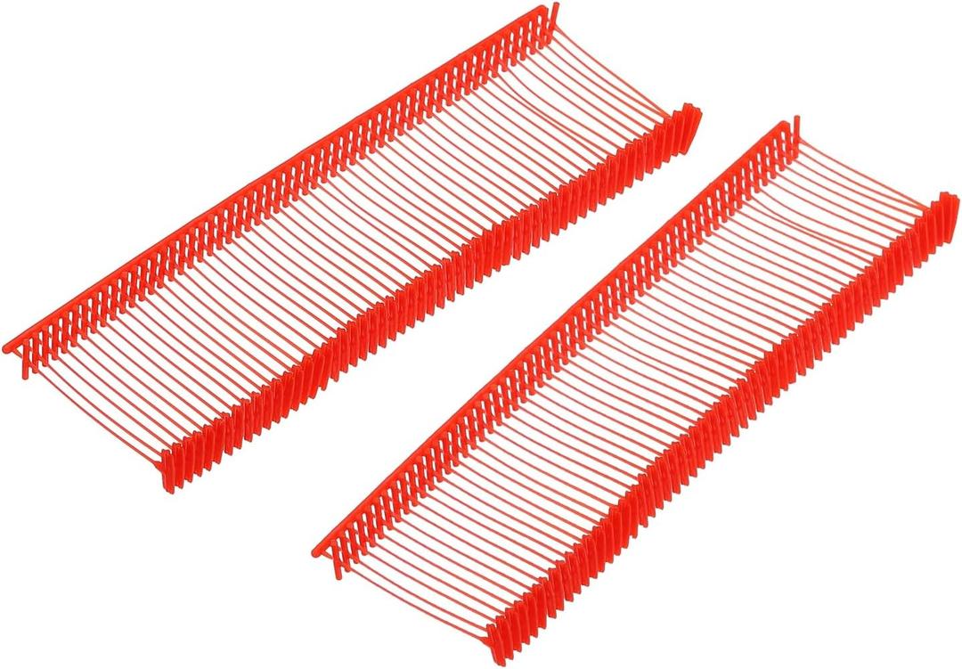 MECCANIXITY Standard Tagging Fasteners,Plastic Regular,Standard Label Gun Price Tagging Barbs for Garment Price Tag Label Tagging Barbs 25mm/1 Inch,Pack of 1000 Red