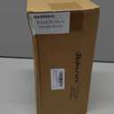 Pinkunn 2 Pcs White Christmas Tree Figurines Glitter Resin Christmas Tree Table Decorations Modern Decorative Xmas Trees Table Centerpiece for Holiday Mantel Indoor Home Decor