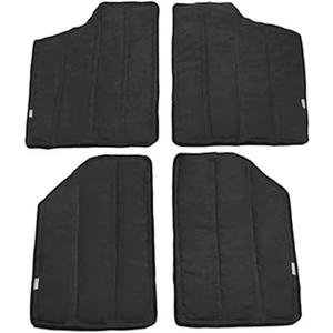 Heat Insulation Cotton Pad Compatible For Jeep Wrangler JK 2012-2017 Headliner Roof And Rear Window Insulation Kit 2 4 Doors(2 Door black)