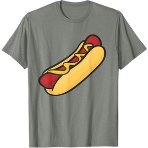 Hot Dog Shirt T-Shirt, Size XL