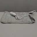 Deepsoon Heating Pad,Electric Heating Pads for Back,Neck,Abdomen,Moist Heating Pad for Shoulder,Knee,Arms,Legs,Dry/Moist Heat & Auto Shut Off,Christmas Gifts for Men and Women,Light Gray,24x12 Inch