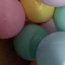 Amazon Basics BPA Free Crush-Proof Plastic Ball, Pit Balls with Storage Bag, Toddlers Kids 12+ Months, Pack of 400 Balls, 6 Pastel Colors