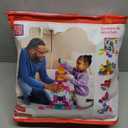 MEGA BLOKS First Builders Toddler Blocks Toys Set, Big Building Bag Collection with 80 Pieces and Storage, Pink, Ages 1+ Years