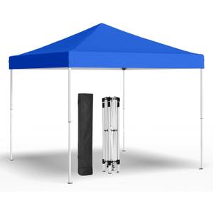 Pop Up Canopy Tent, 8x8 Outdoor Shade, Easy Set Up Tent, Portable Instant Beach Canopy Tents, Sun Shelter for Events, Parties, Camping