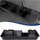 Rear Underseat Storage Compatible with 2019-2025 RAM 1500 Pickup ABS Under Seat Organizer Bin (ABS - Black, 2019+ RAM 1500)