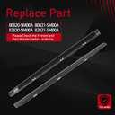 Outer Door Window Moulding Trim Set Compatible with Sentra 00-06
