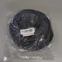 150 Ft Ethernet Cable for Cat5E/Cat6, 10Gbps 24AWG Cat6 Network Cable, Direct Burial Cable, UTP, LLDPE, RJ45 Patch LAN Cord, Waterproof, Indoor&Outdoor, Cat 5E Internet Cable in Black for PC
