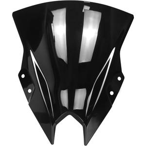 Motorcycle Windshields Deflectors Windscreen Baffles Flyscreen Wind Visor Fits for Kawasaki Ninja 500 500SE 2024 Windscreen Accessories (Black)