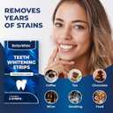 Professional Teeth Whitening Strips 7 Treatments - Enamel Safe - Non-Sensitive Formula - Peroxide-Free Whitening Strips - Dentist Formulated Teeth Whitening Kit (14 Strips)