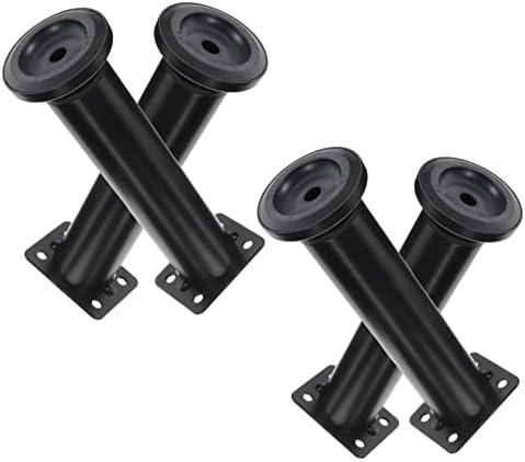 SEWOART 6pcs Adjustable Bed Frame Support Legs Heavy Duty Under Mattress Support Height Adjustable Furniture Legs for Bed Sofa and Cabinets with Base