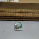 UNISHADES Cordless Bamboo Roman Shades for Windows, Blinds Size (23.5" W 64" H) Colour (Highfield Teak)