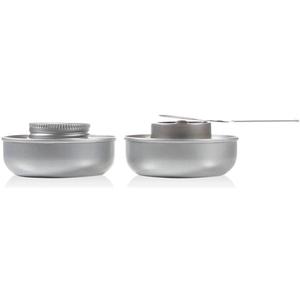BOSKA Stainless Steel Fondue Burners - Fondue Accessories - with Lighter Fluid - Wedding Registry Items Small Kitchen Appliances - Microwave Safe and Dishwasher Safe