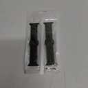 Sport Band for Apple Watch Band 44mm 46mm Ultra 49mm 45mm 40mm 41mm 38mm 42mm Men Women,Silicone Breathable Strap for Apple Watch Ultra/2/3/Series 11 10 9 8 7 6 5 4 3 SE/2nd/3nd,iWatch Bands (03-black/green)