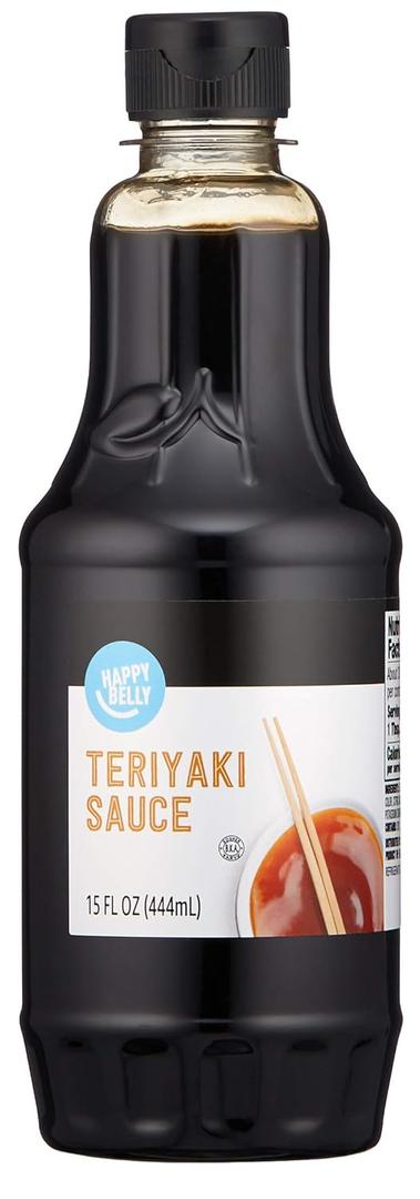 Amazon Brand - Happy Belly Teriyaki Marinade and Sauce, 15 fl oz (Pack of 1) (EXP 03/23/26)