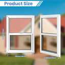 Vinyl Single Hung Sliding Window 18" x 24" White