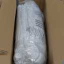 Serta Heated Mattress Pad King Size - Electric Mattress Pad, 10 Heat Setting Controller, Auto Shut Off Timer, Deep Elastic Pocket, Up to 17" Mattress, ETL Certified, Machine Wash, King, White