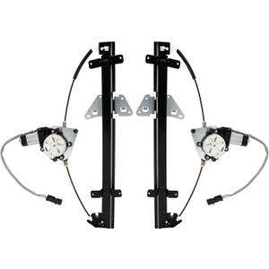 Rear Set Power Window Regulator with Motor Assembly Compatible For Dodge Durango 1998-2003 Dakota 2000-2004 Left and Right Side Replace 55256495AC 55256494AB(Driver and Passenger)