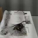 Tiffany Table Lamps Sea Blue Stained Glass Crystal Style Mission Desk Lamp 12X12X24 Inch Bronze Resin Base