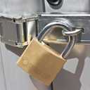 THIRARD Type-1 Brass Padlock  Heavy-Duty, Weatherproof Security Lock with Reinforced Pin Mechanism  Keyed Alike for Sheds, Lockers, Gates & More  Durable, Corrosion-Resistant, Single Pack (50mm, 1.97")