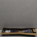 Mkono Hat Rack for Wall Baseball Cap Organizer Hanger with 20 Hooks Modern Metal Hat Holder Wall-Mounted Caps Display for Closet Door Bedroom Entryroom Laundry, Set of 2 Black (Small)