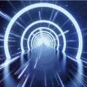 10x8ft Science Fiction Backdrop Time Tunnel Interstellar Travel Outer Space Through Space Photography Background for Birthday Party Portrait Studio Prop Vinyl Wallpaper