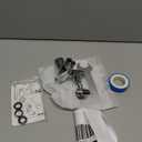 G-Promise Solid Metal Shower Arm Diverter with Holder for Hand Held Showerhead and Fixed Spray Head, G 1/2 3-Way Bathroom Universal Diverter System Replacement Part (Polished Chrome)