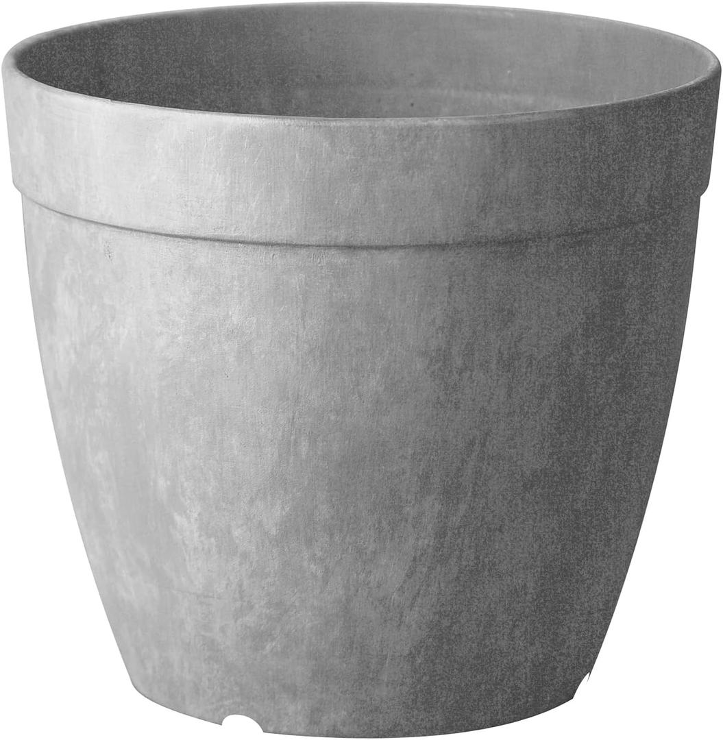 Root & Vessel Dolce Round Planter, Gray, 6"