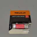 Thkailar USB Flash Drive 512GB,Type A and Type C Ports 2 in 1 OTG USB 3.1 Thumb Drive,Memory Stick for Business Traveler Compatible with iPhone 15/Android Phone/PC/Mac Pro/Laptop(Red)