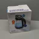 Chefman Electric Kettle, 1.8L 1500W, Hot Water Boiler, Removable Lid for Easy Cleaning, Auto Shut Off, Boil-Dry Protection, Stainless Steel Filter, BPA Free, Borosilicate Glass Electric Tea Kettle (Black)