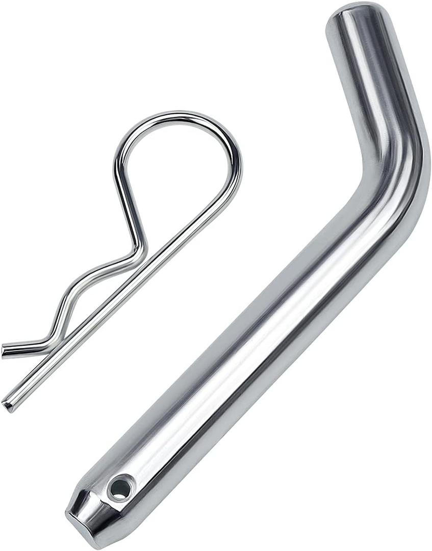 Cenipar Trailer Hitch Pin & Clip with Grooved Head, 5/8-Inch Diameter, Fits 2 or 2-1/2-Inch Receiver