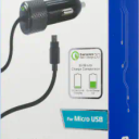 Pack of 2: ZGear 28.8-Watt 2.4-Amp Adaptive Fast Charging Car Charger for Micro USB - Black, ZGear Universal Phone Mount for Car or Desk - Black