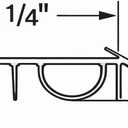 48 Inch Door Bottom Sweep for 2-1/4 Inch Wood Doors, Staple-On Exterior Door Bottom Weather Seal with Double Bubble and Drip Edge, Brown Front Door Sweep Avodah Hardware Made in USA