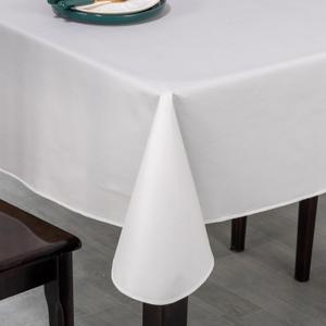 Elegant Rectangular Tablecloth, 100% Waterproof Vinyl, Solid Color Tablecloth, Modern Minimalist Style, Suitable for Dining/Gathering/Picnic/Kitchen Table Decoration(Light Gray,84"x60" Rectangular)