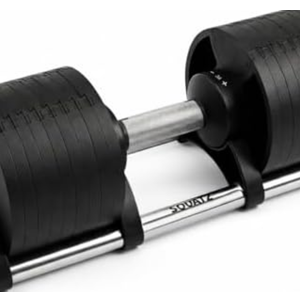 Squatz Adjustable Dumbbell Set 70LB Adjustable Dumbbells For Home Gym, Anti-Slip Handle With Heavy‑Duty Plates, Exercise Fitness Dumbbells For Home Gym Strength & Weight Training