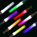 M.best 24Pcs Glow Sticks Party Packs, Glow in The Dark Party Supplies, LED Light Up Wands Sticks Party Favors for Wedding, Raves, Concert, Camping, New Year, Carnival, Halloween