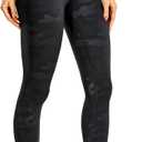 CRZ YOGA Womens Naked Feeling Workout 7/8 Yoga Leggings - 25 Inches High Waist Tight Pants Camouflage Black Small