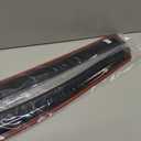 Lightronic Extra Durable Clip-on in-Channel Auto Vent Window Visor, Fits 2014-2023 Jeep Cherokee, UV Protection Rain Guard, Original Wind Deflector, No-Drill Easy Install, Dark Smoke, 4-Pcs