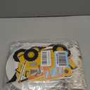 118 Pcs Construction 4th Birthday Decor Construction Four Years Old Paper Dinner Plates Napkins Forks Cups Tablecloth Banner Dinnerware for Dump Truck Theme Fouth Bday Party Supplies Decorations