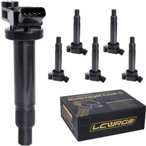 Set of 6 Ignition Coils Fits for 3.0 V6 Toyota Sienna Highlander Camry Avalon Lexus ES300 RX300 1999 2000 2001 2002 2003 2004 2005 2006 2007 2008 Coil Packs Replaces# UF267 C1175