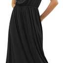 KOH KOH 2025 Sexy Sleeveless Summer Formal Flowy Casual Gown, Medium