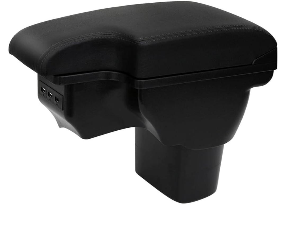 Juke Consoles Armrest Box Double Layer Storage with 3 USB Port
