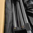 COBIZI 10x10 Pop Up Canopy Tent with Awning, Heavy Duty Canopy UPF 50+ All Season Wind Waterproof Commercial Outdoor Street Vendors Party Tents for Parties Canopy with Carry Bag(10 x 10 ft Black)