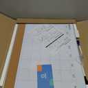 ARCOBIS Cork Board White Board Combo, 24" x 18"