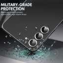 2 x SUPCASE Camera Lens Protector Designed for Galaxy S23/S23 Plus, [Scratch-Resistant] [Ultra-Thin] Tempered Glass Camera Lens Screen Protector (Silver)