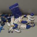 10 PCS Wood Coastal Wall Hanging Ornament Decoration, Nautical Mediterranean Style Beach Wooden Lighthouse, Anchor, Boat, Rudder, Oar, Life Ring, Ship, Starfish, Fishing Nets, Steering Wheel Sailing Home Decor