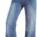 EMMIOL Flare Jeans for Women High Waisted Bootcut Jeans for Women Stretchy Denim Bell Bottom Pants Y2K School Outfits
