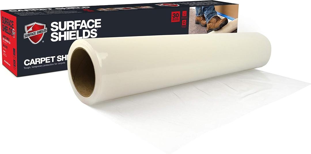 Surface Shields CS24200L Carpet Shield, 24 Inch x 200 feet, Clear