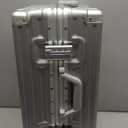 Carry On Luggage 22x14x9 Airline Approved, Zipperless Luggage Carry On, Hard Shell Suitcases with TSA Lock, Lightweight Carry On Suitcases with Aluminum Frame (Silver, 20inch)