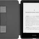 MOROCK Case for All-New 7" Kindle Paperwhite and Colorsoft Paperwhite Signature Edition(12th Generation-2024 Released),Premium PU Leather Cover with Hand Strap, Auto Wake/Sleep, Khaki Leopard Print