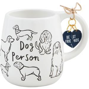 Mud Pie Dog Person Resist Dog Mug; 12 oz